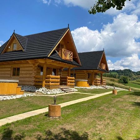 Domki Gorce Klikuszowa Sauna Jacuzzi Exterior foto