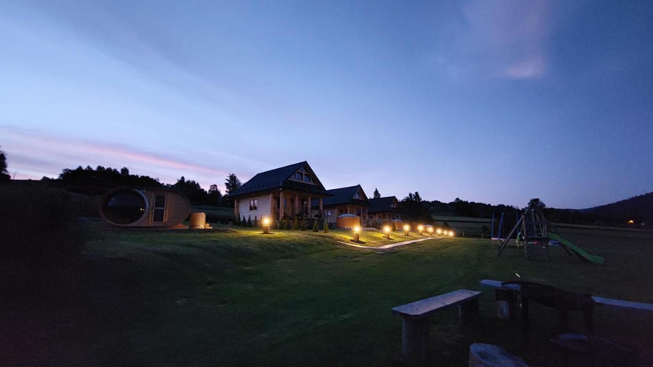Domki Gorce Klikuszowa Sauna Jacuzzi Exterior foto