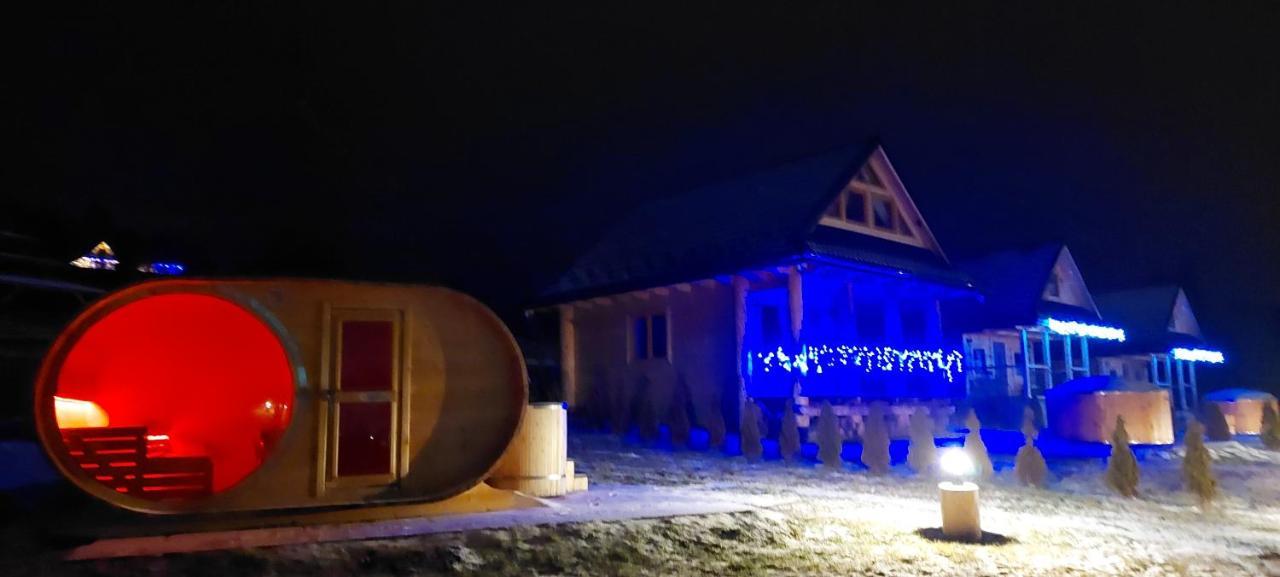 Domki Gorce Klikuszowa Sauna Jacuzzi Exterior foto