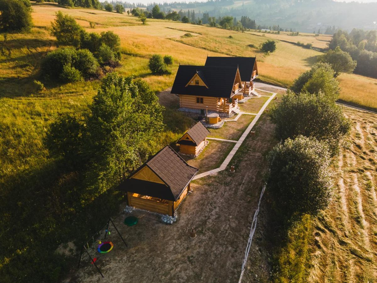 Domki Gorce Klikuszowa Sauna Jacuzzi Exterior foto