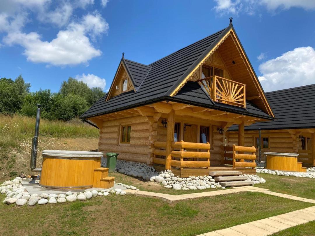 Domki Gorce Klikuszowa Sauna Jacuzzi Exterior foto