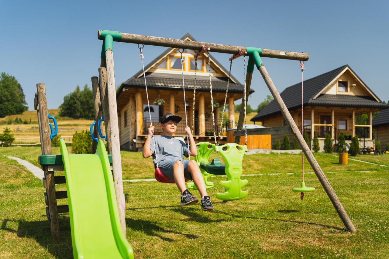 Domki Gorce Klikuszowa Sauna Jacuzzi Exterior foto
