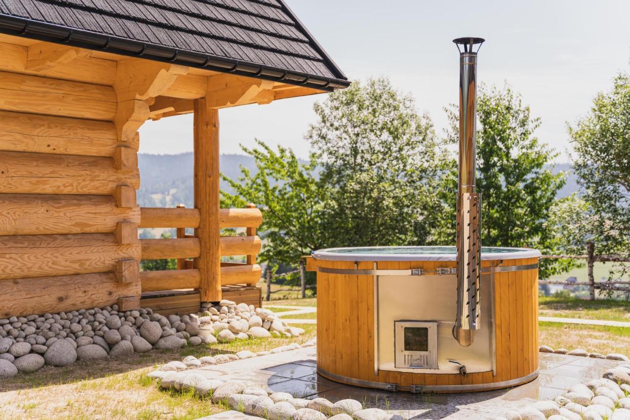 Domki Gorce Klikuszowa Sauna Jacuzzi Exterior foto