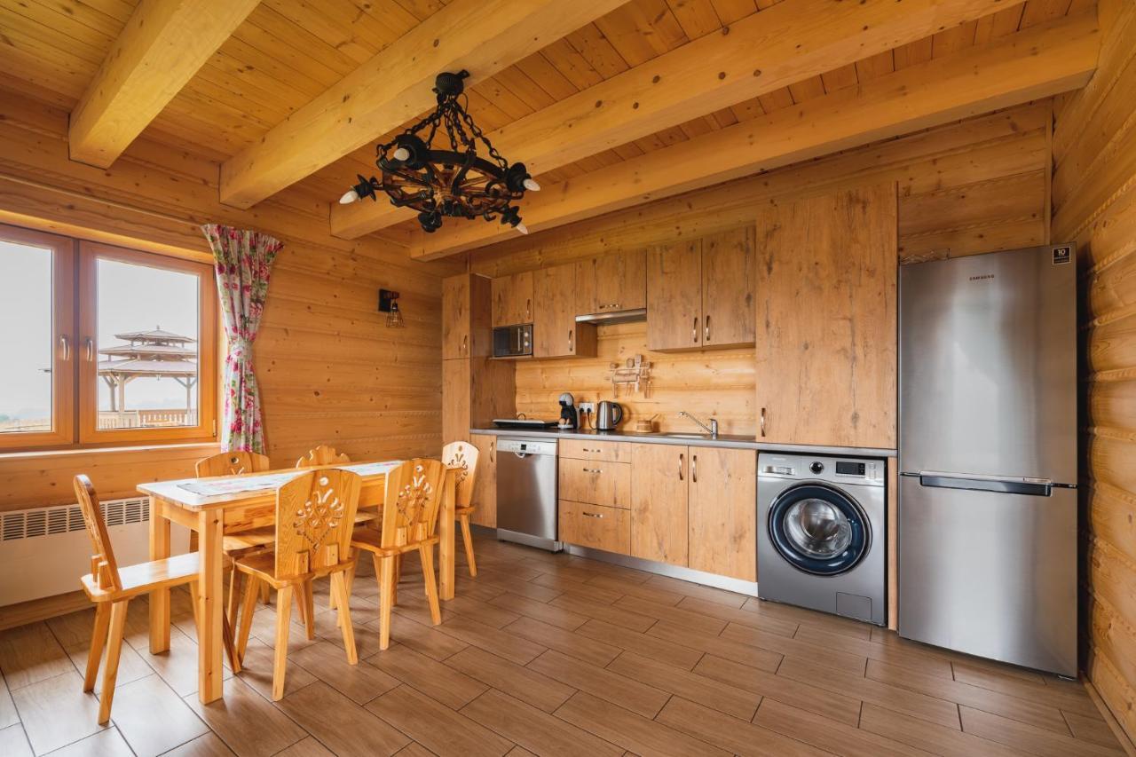 Domki Gorce Klikuszowa Sauna Jacuzzi Exterior foto