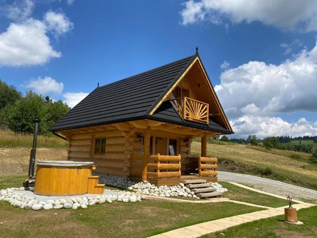Domki Gorce Klikuszowa Sauna Jacuzzi Exterior foto