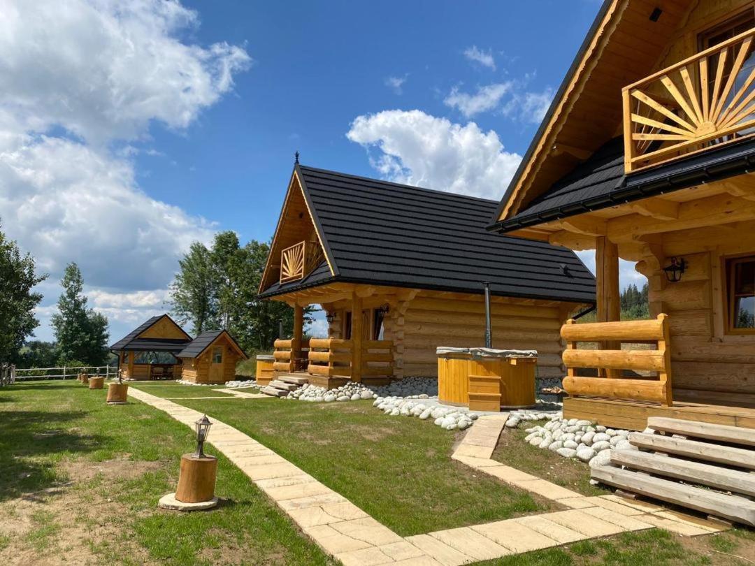 Domki Gorce Klikuszowa Sauna Jacuzzi Exterior foto