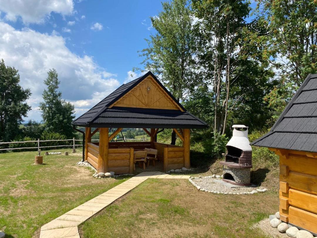 Domki Gorce Klikuszowa Sauna Jacuzzi Exterior foto