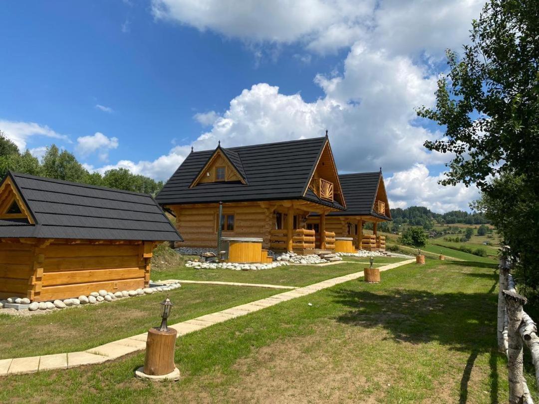 Domki Gorce Klikuszowa Sauna Jacuzzi Exterior foto
