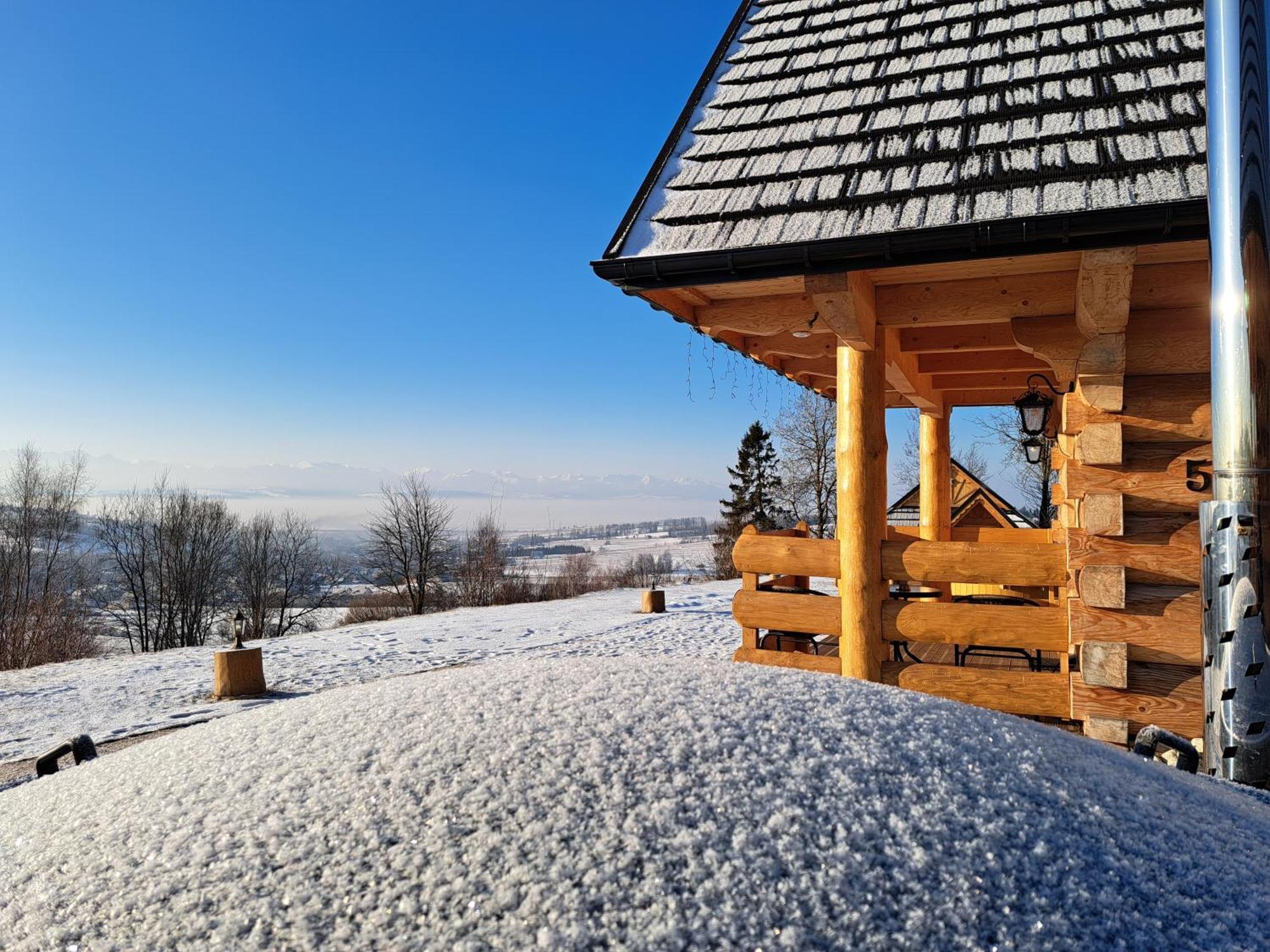 Domki Gorce Klikuszowa Sauna Jacuzzi Exterior foto